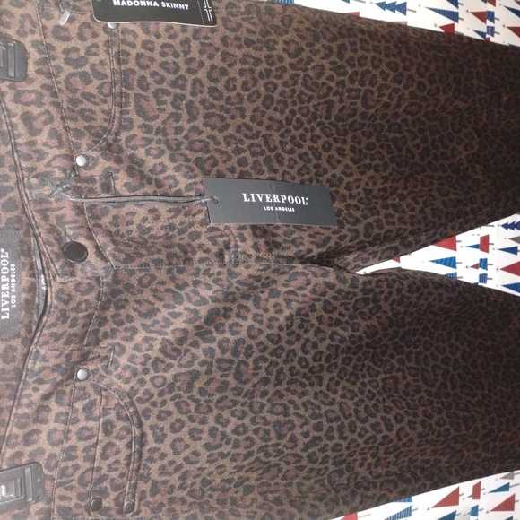 Liverpool Los Angeles Leopard Print Skinny Jeans - Picture 3 of 6